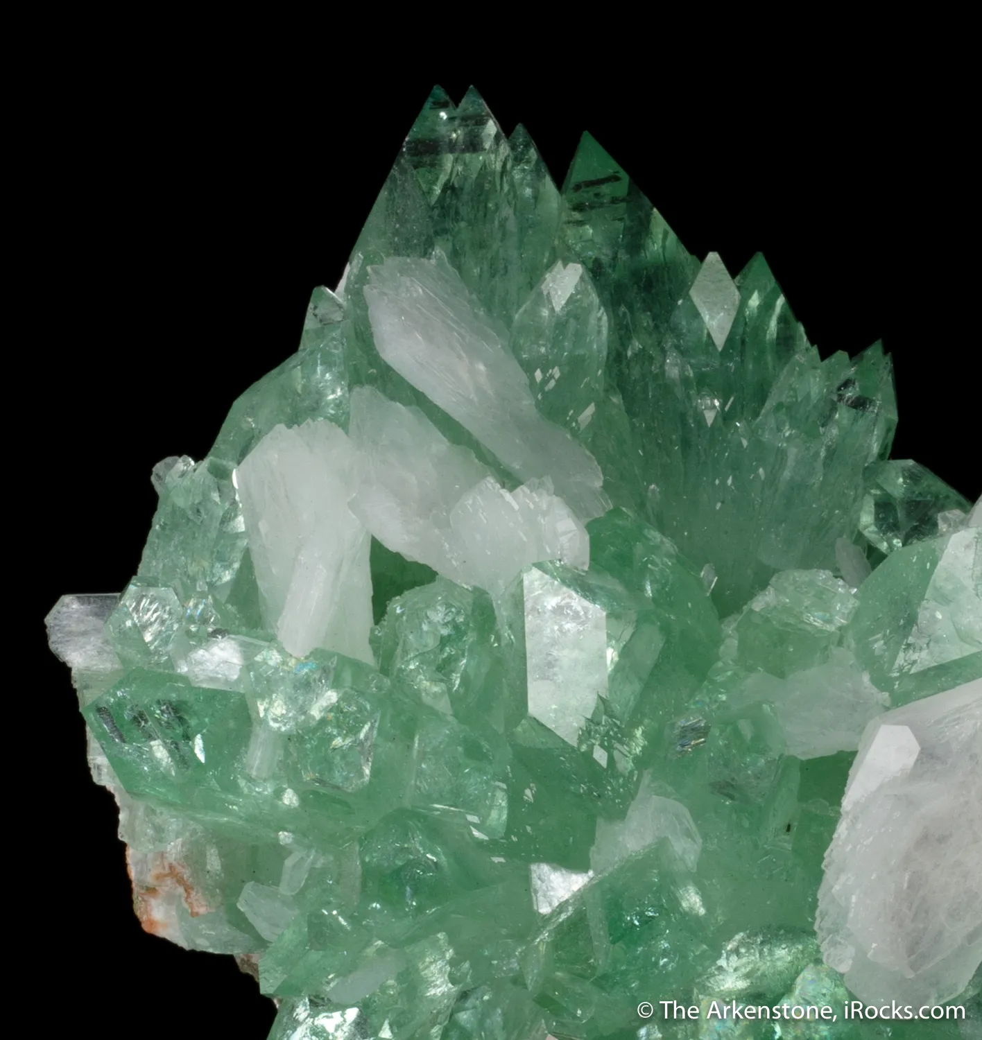 Fluorapophyllite with Stilbite (old style) - image 5
