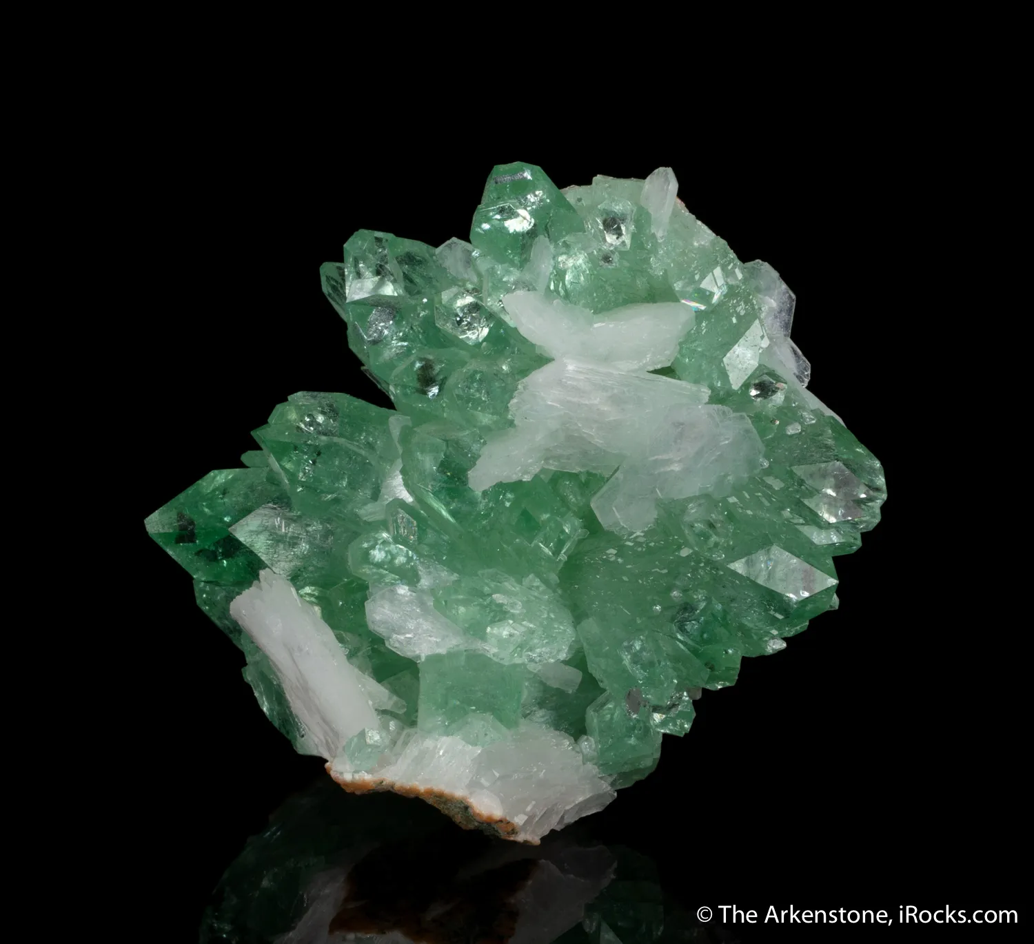 Fluorapophyllite with Stilbite (old style) - image 4