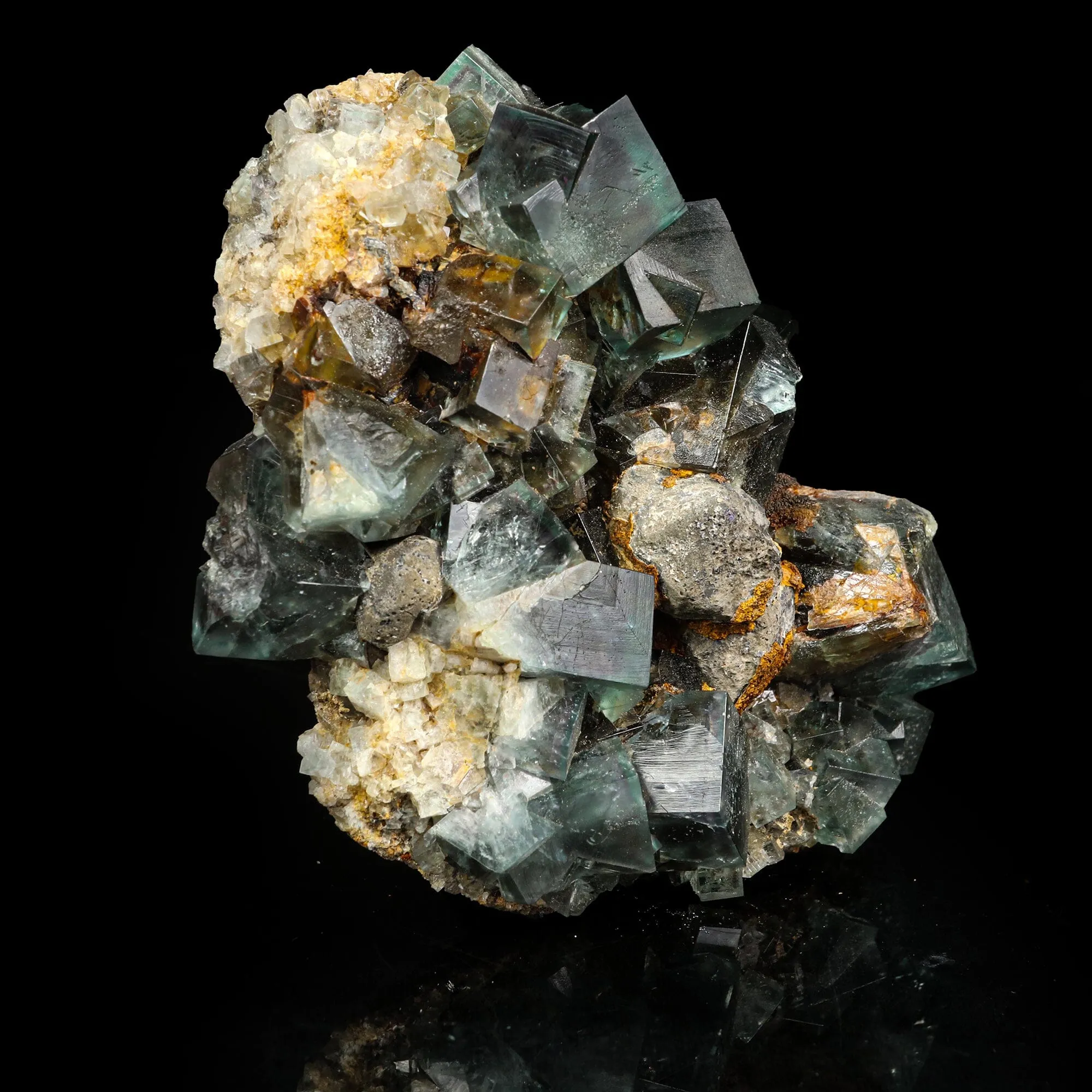 Fluorescent Green Fluorite Natural Mineral Specimen - image 3