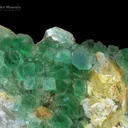 Fluorescent Phantom Fluorite Cluster from Afghanistan - image 2