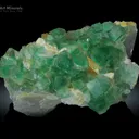 Fluorescent Phantom Fluorite Cluster from Afghanistan - image 1