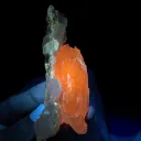 Fluorescent Pink Kunzite with Mountain Shape Terminations on Quartz from Afghanistan - image 2