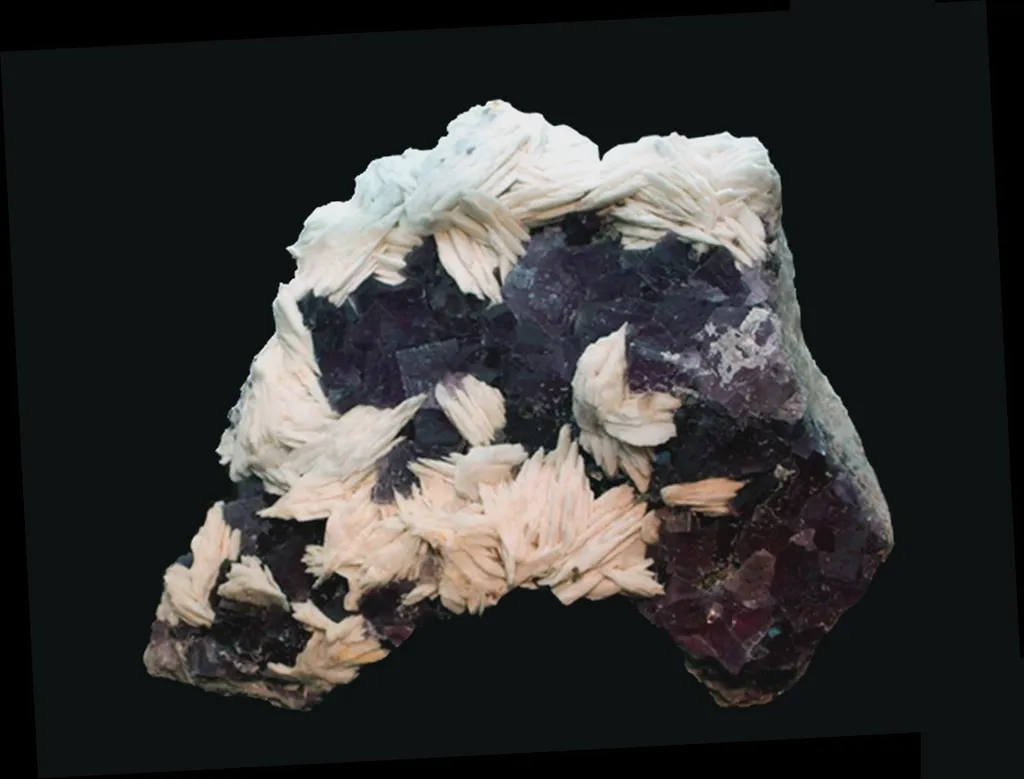 Fluorine / baryte: La Cabana, Ribadella, Berbès, Espagne image
