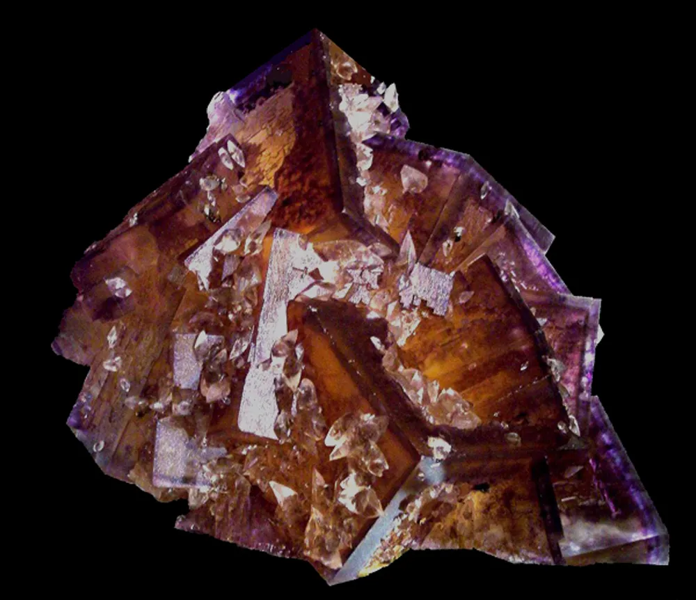 Fluorine from USA, Illinois, A. L. Davis No. 4 Mine image
