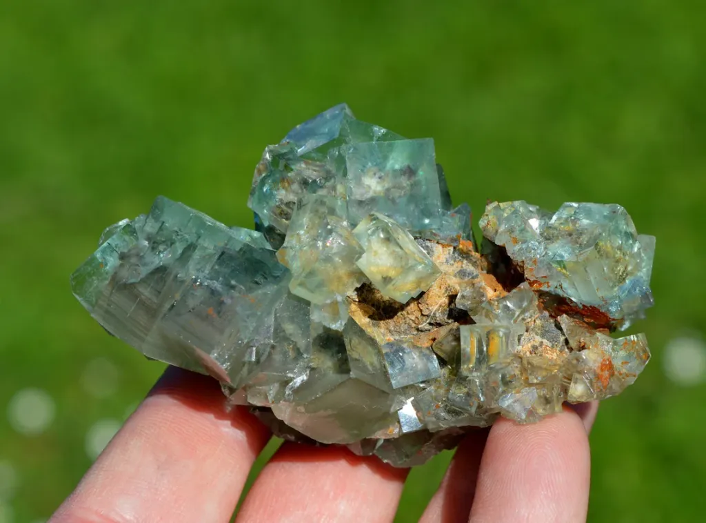 Fluorite 158 grams - Huanggang Fe-Sn deposit, Hexigten Banner, Chifeng City, Inner Mongolia, China image