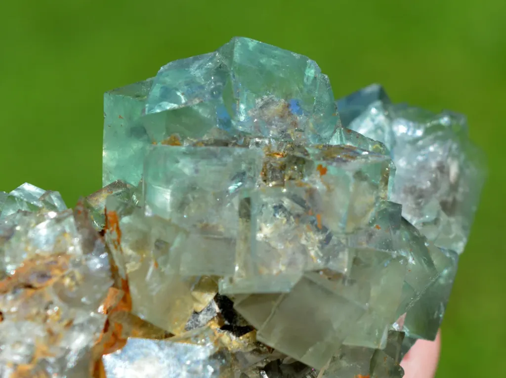 Fluorite 158 grams - Huanggang Fe-Sn deposit, Hexigten Banner, Chifeng City, Inner Mongolia, China - image 6