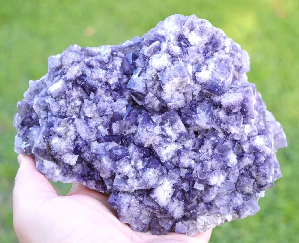 Fluorite 1810 grams - Greenlaws Mine, Daddry Shield, Stanhope, UK image