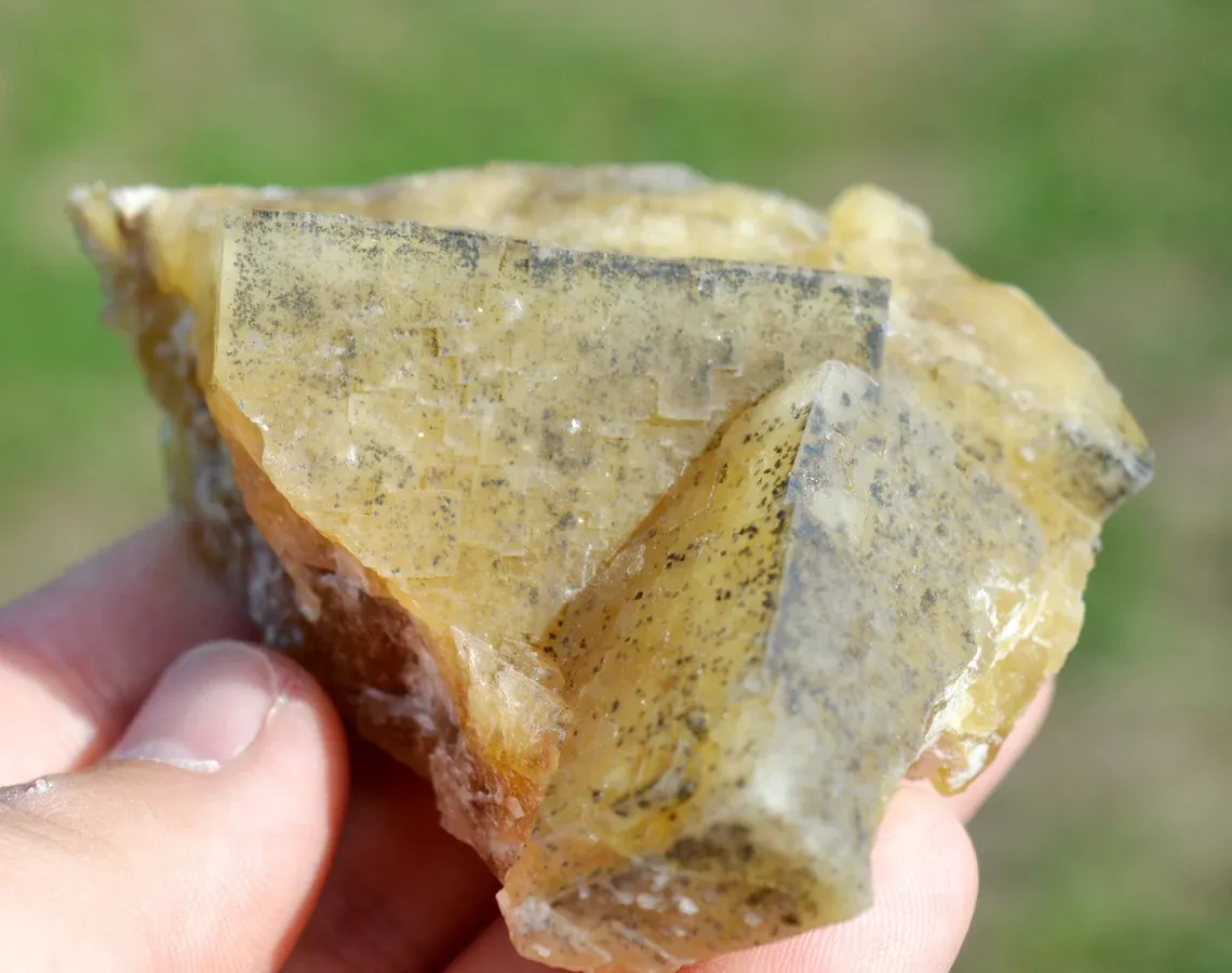 Fluorite 234 grams - Chaillac Mine, Chaillac, Indre, Centre-Val de Loire, France - image 3