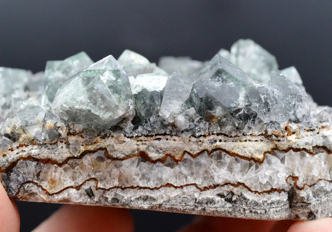 Fluorite - 308 grams - Rogerley Mine, Rogerley Quarry, Frosterley, Stanhope, Co. Durham, England, UK - image 5