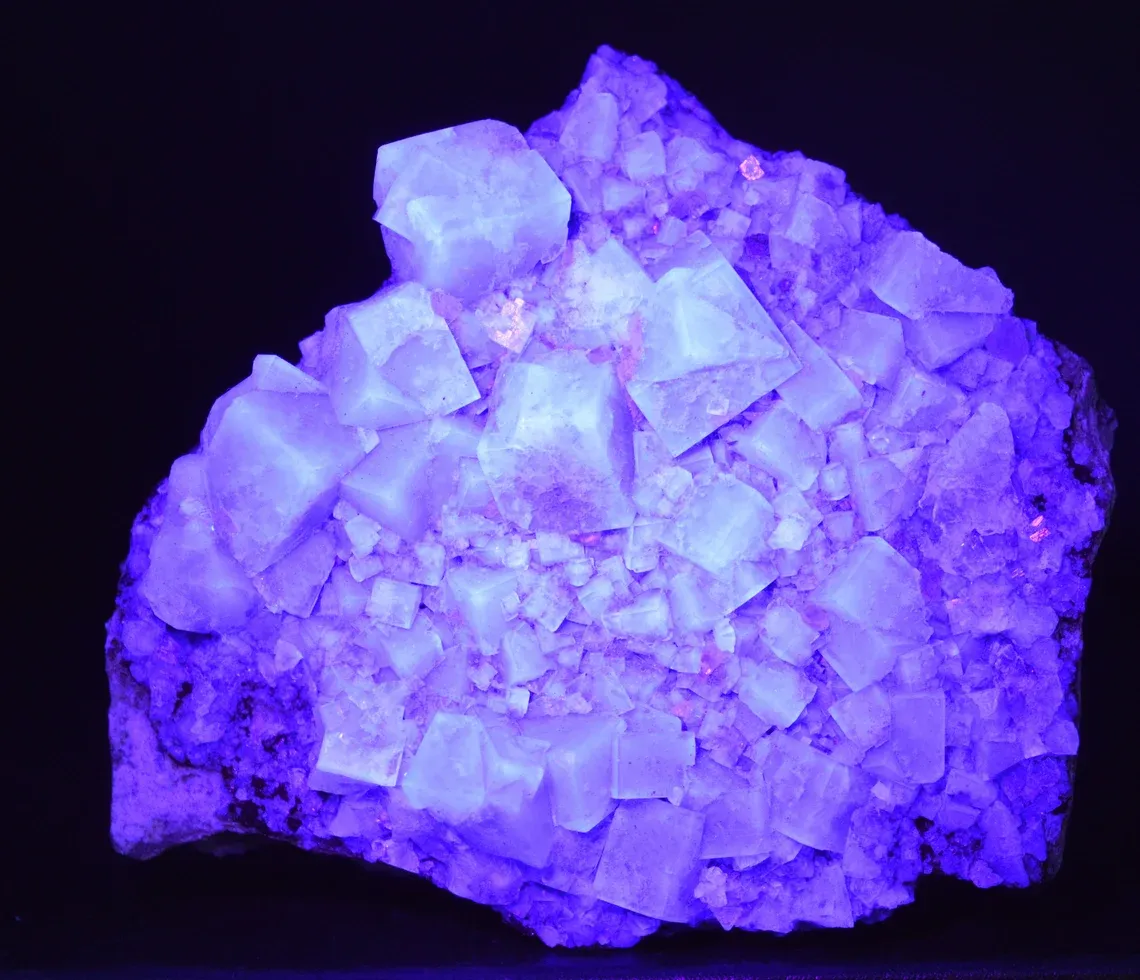 Fluorite - 308 grams - Rogerley Mine, Rogerley Quarry, Frosterley, Stanhope, Co. Durham, England, UK - image 7