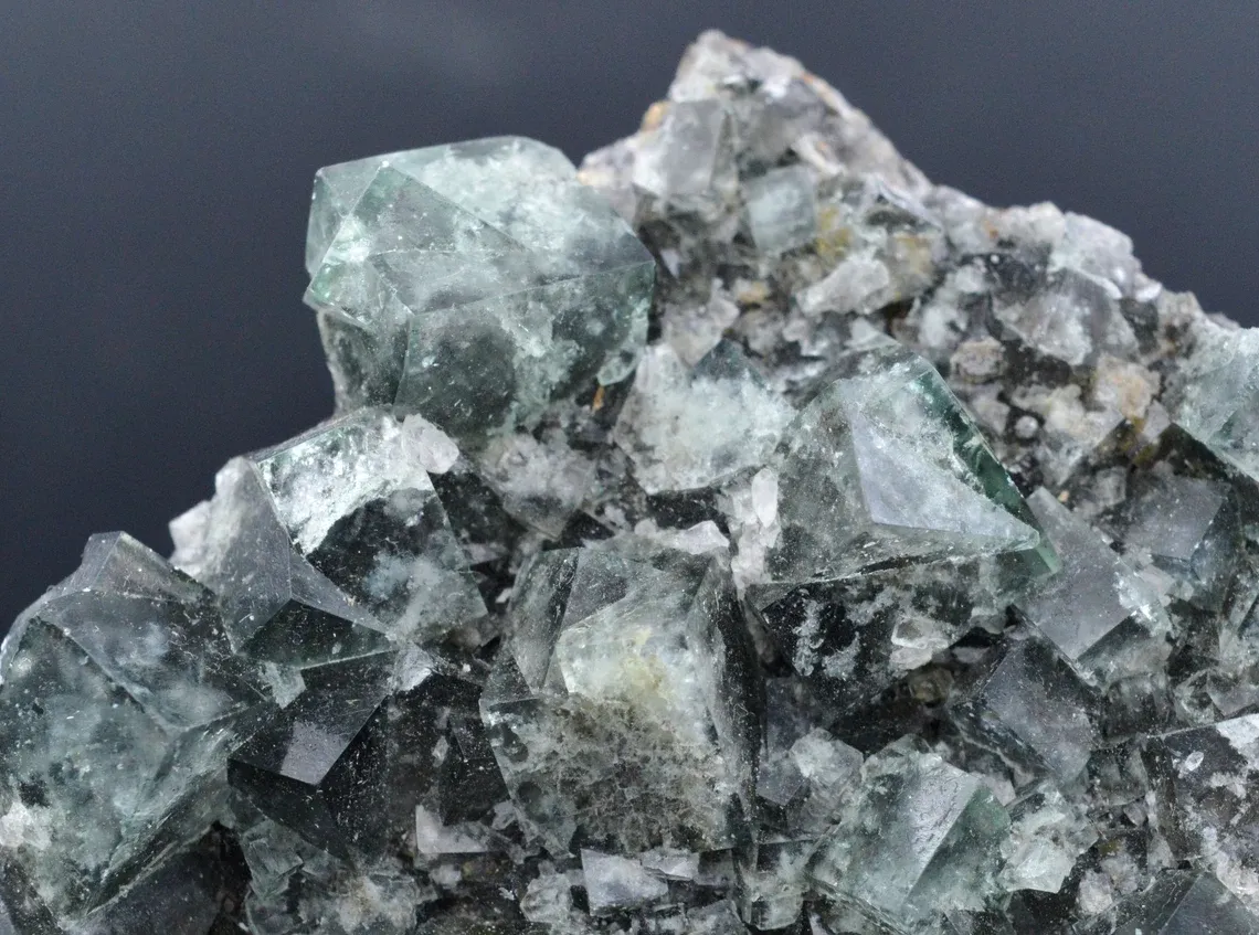 Fluorite - 308 grams - Rogerley Mine, Rogerley Quarry, Frosterley, Stanhope, Co. Durham, England, UK - image 2