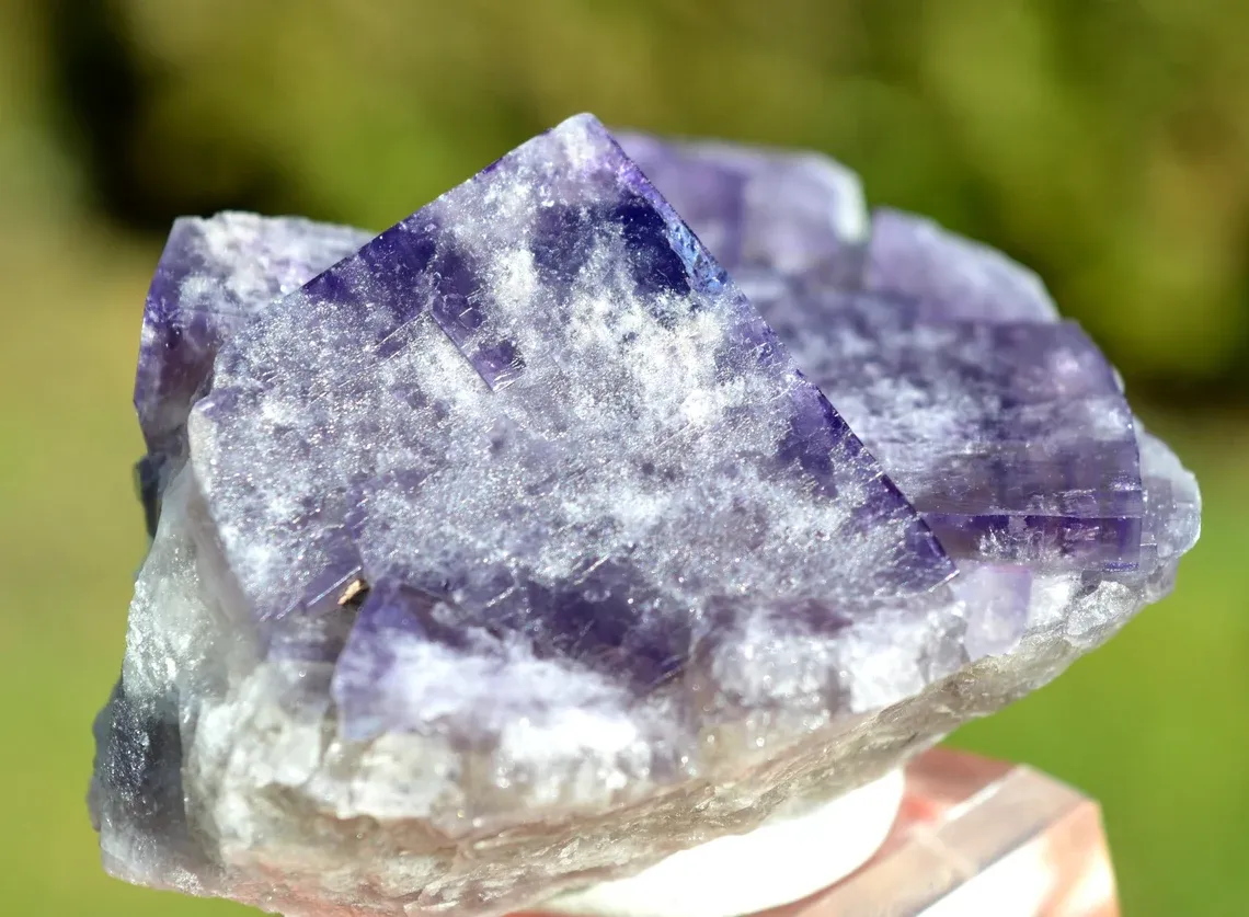 Fluorite 309 grams - Greenlaws Mine, Daddry Shield, Stanhope, UK - image 3