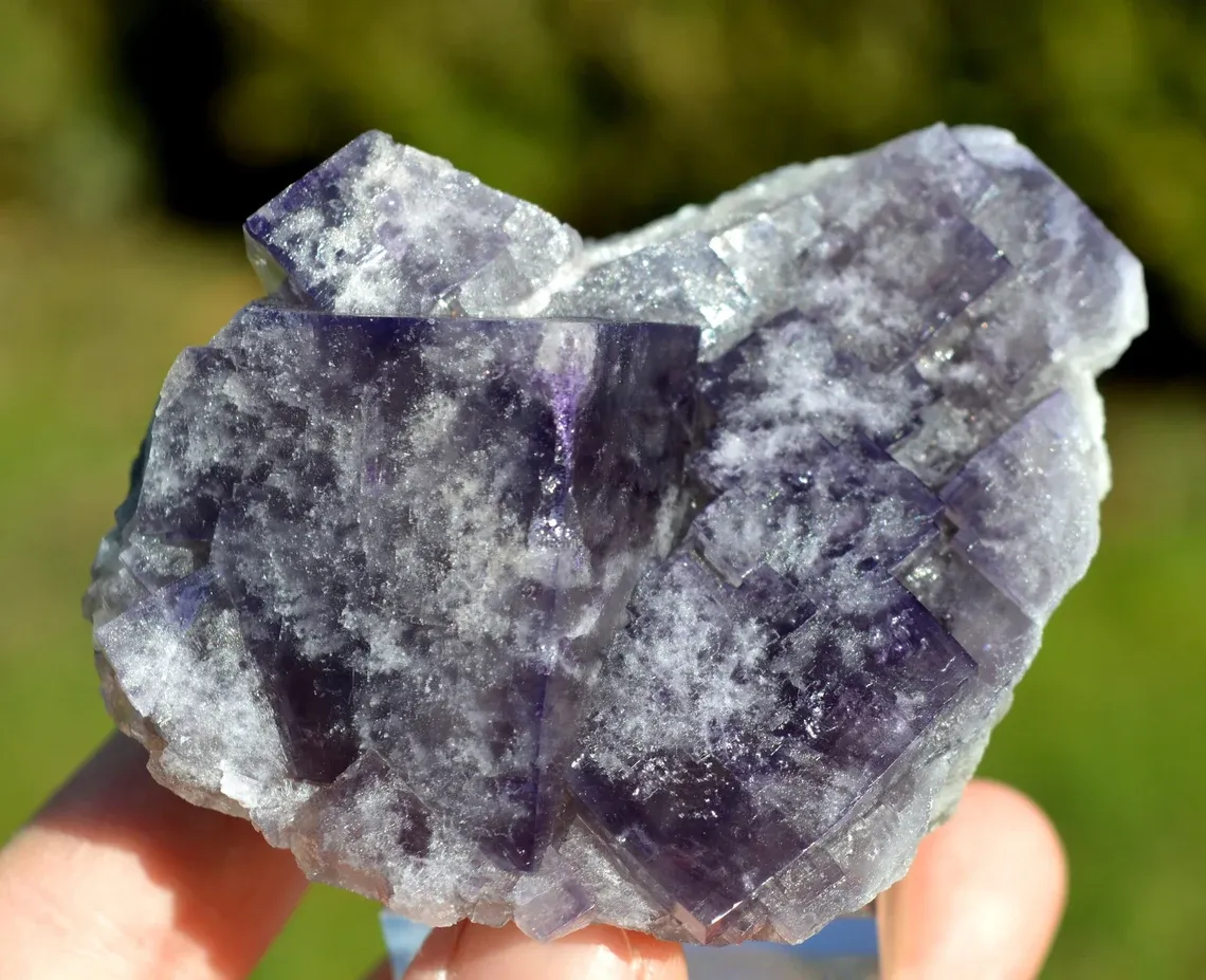 Fluorite 309 grams - Greenlaws Mine, Daddry Shield, Stanhope, UK - image 5