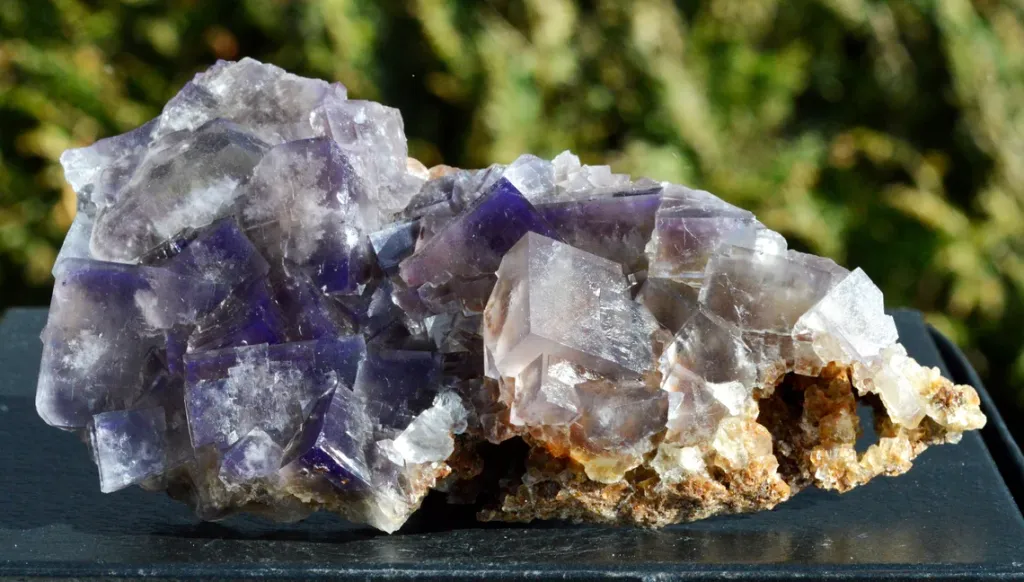 Fluorite 324 grams - Greenlaws Mine, Daddry Shield, Stanhope, UK image