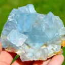 Fluorite 387 grams - Le Beix Mine, Saint-Germain-près-Herment, Riom, Puy-de-Dôme, France - image 1