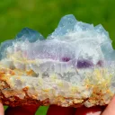 Fluorite 387 grams - Le Beix Mine, Saint-Germain-près-Herment, Riom, Puy-de-Dôme, France - image 8