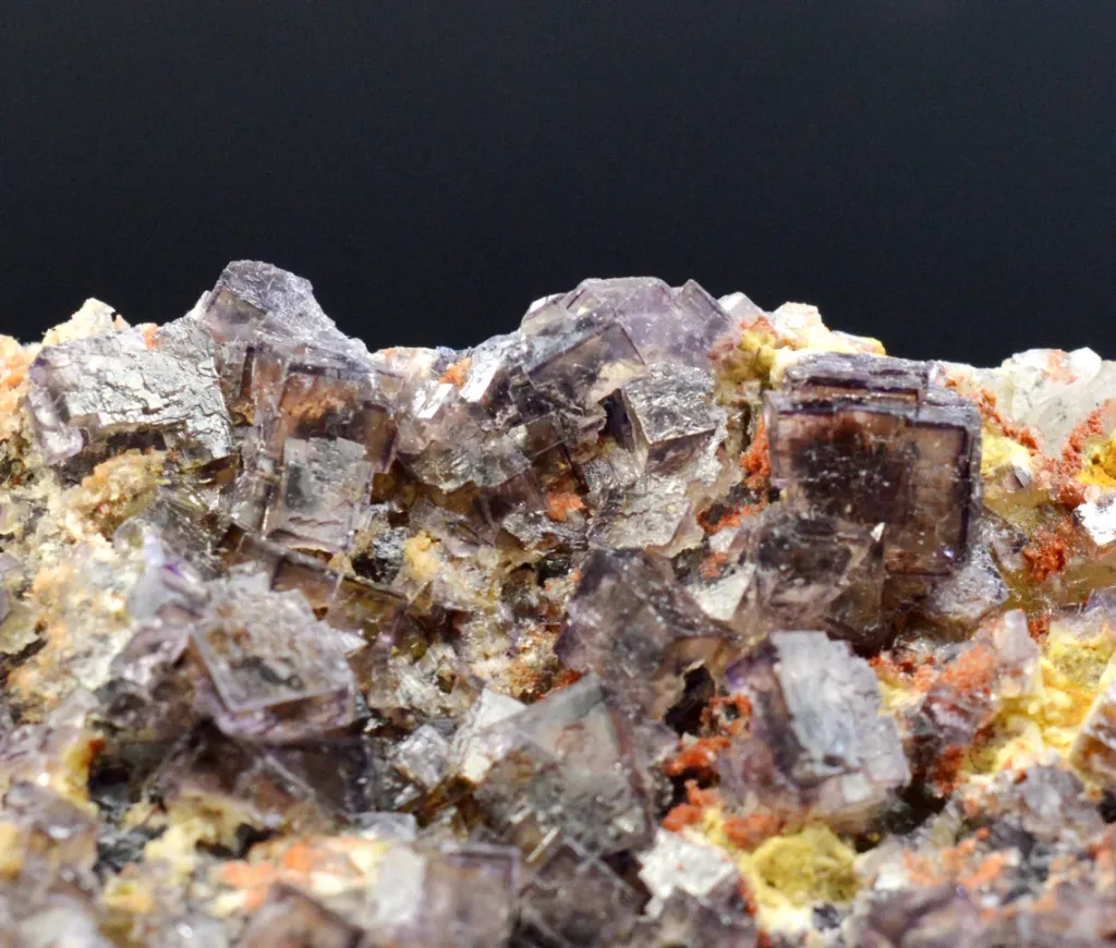 Fluorite 460 grams - Zehntausend Ritter Mine, Frohnau, Erzgebirgskreis, Saxony, Germany - image 6