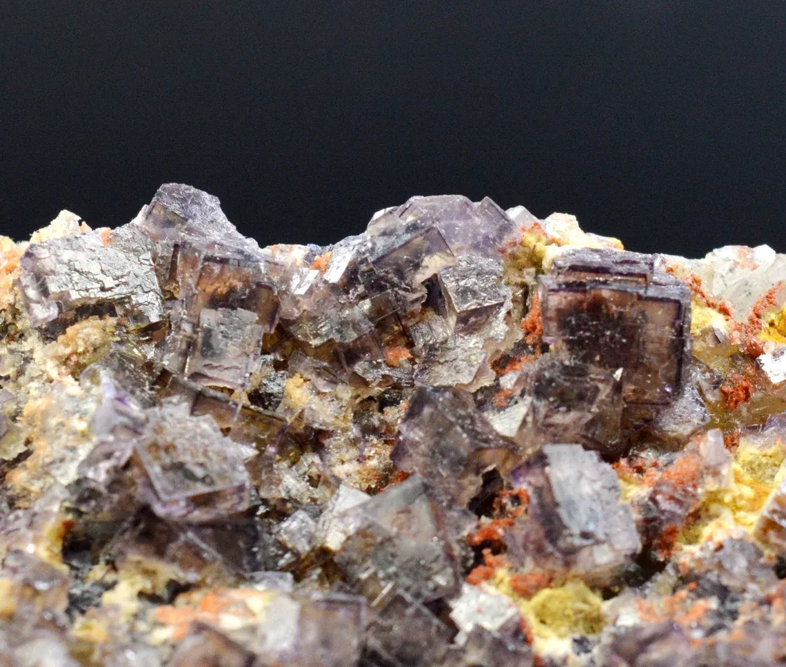 Fluorite 460 grams - Zehntausend Ritter Mine, Frohnau, Erzgebirgskreis, Saxony, Germany - image 6