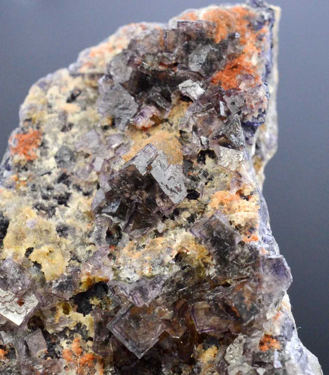 Fluorite 460 grams - Zehntausend Ritter Mine, Frohnau, Erzgebirgskreis, Saxony, Germany - image 3