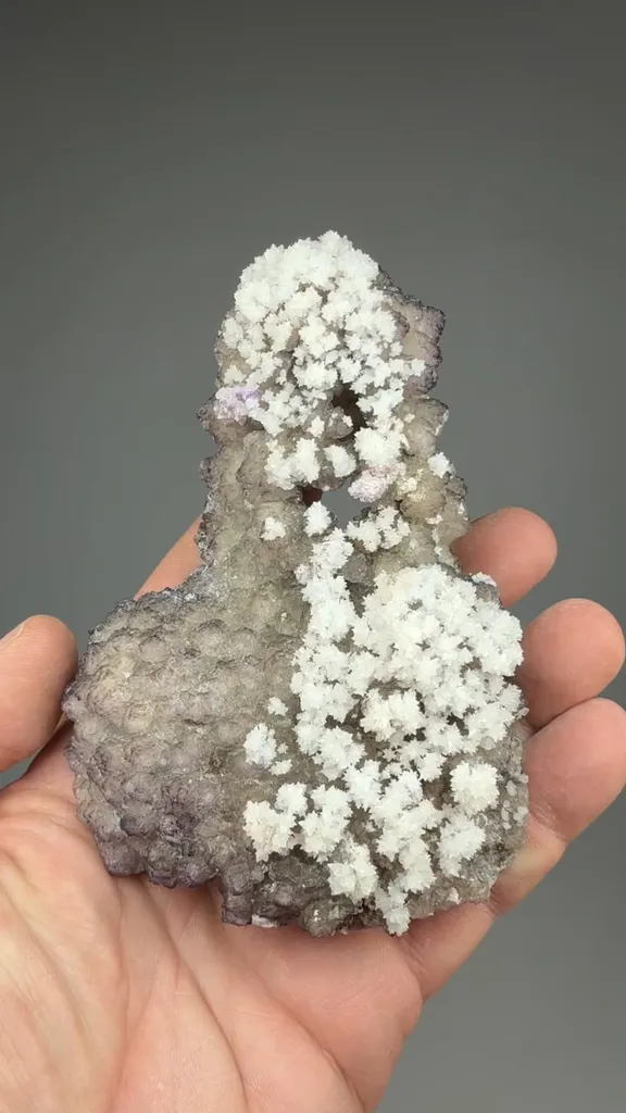 Fluorite after Calcite with Calcite - image 3