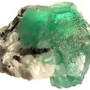 Fluorite, Albite (Var: Cleavelandite), Tourmaline - image 1