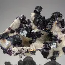 Fluorite and Baryte on Quartz epimorph - image 1