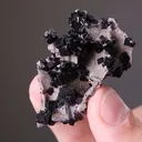 Fluorite and Baryte on Quartz epimorph - image 2