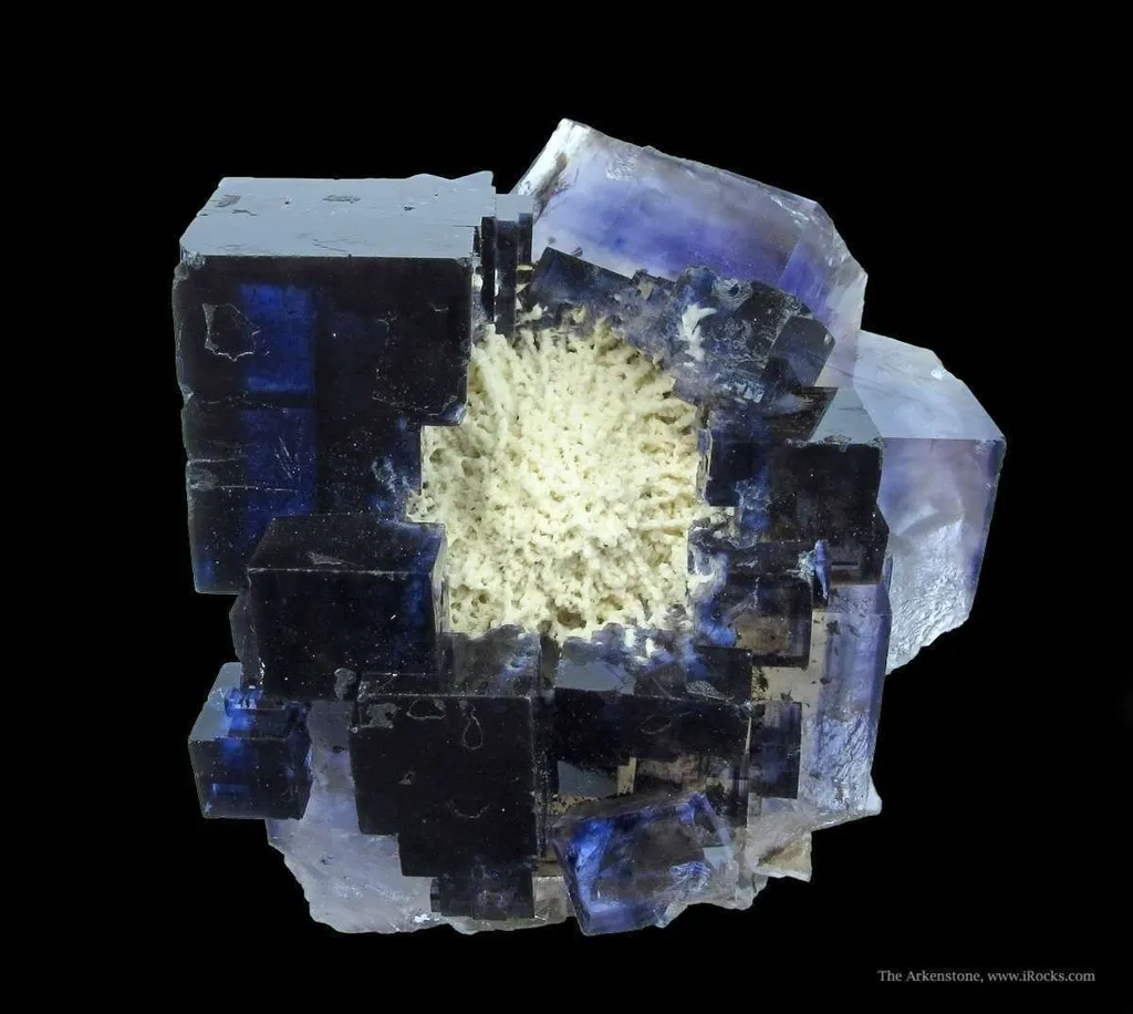 Fluorite and Baryte With Fluorite Overgrowth image