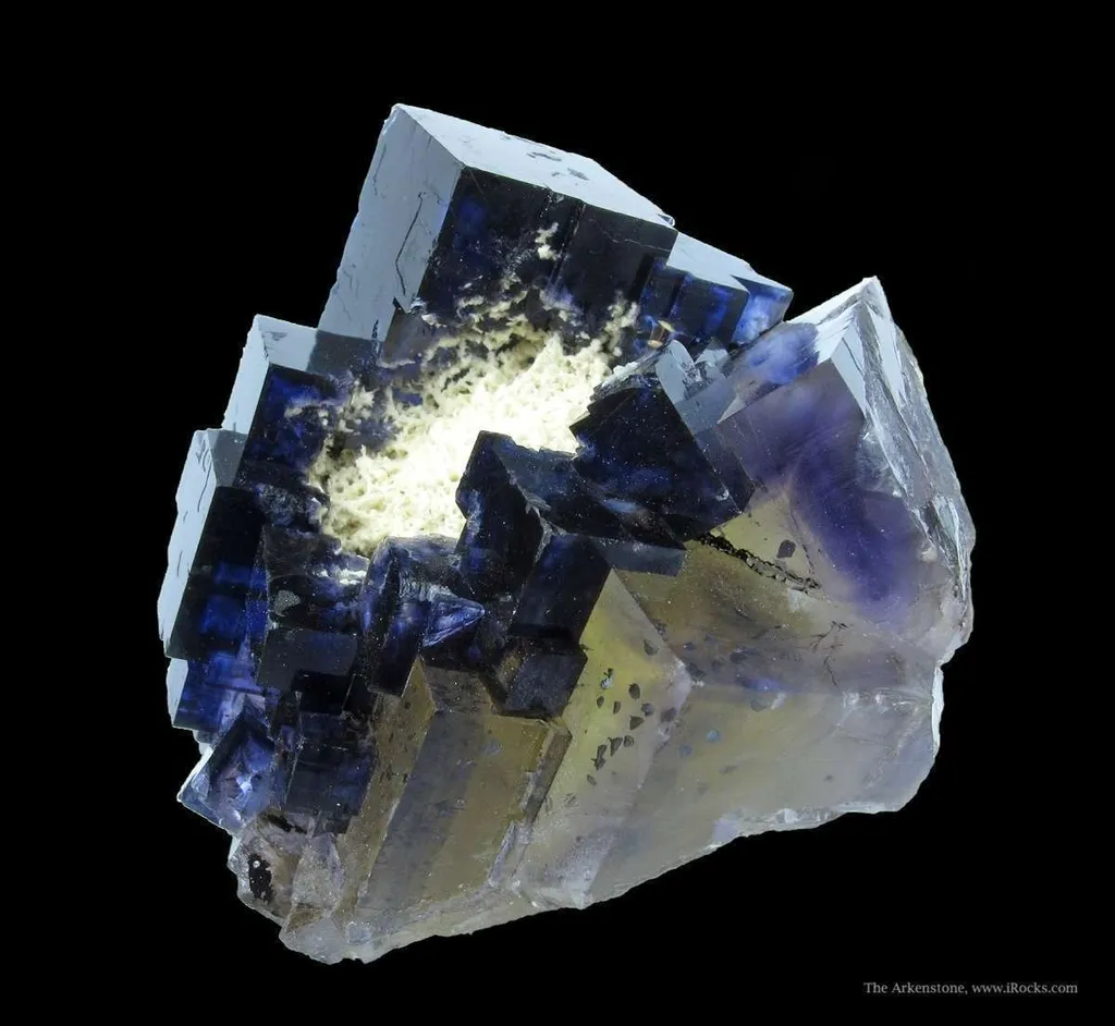 Fluorite and Baryte With Fluorite Overgrowth - image 3