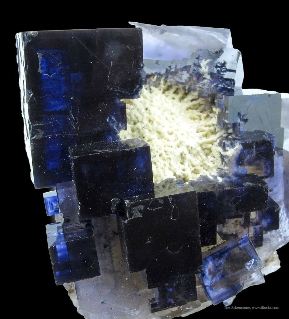 Fluorite and Baryte With Fluorite Overgrowth - image 2