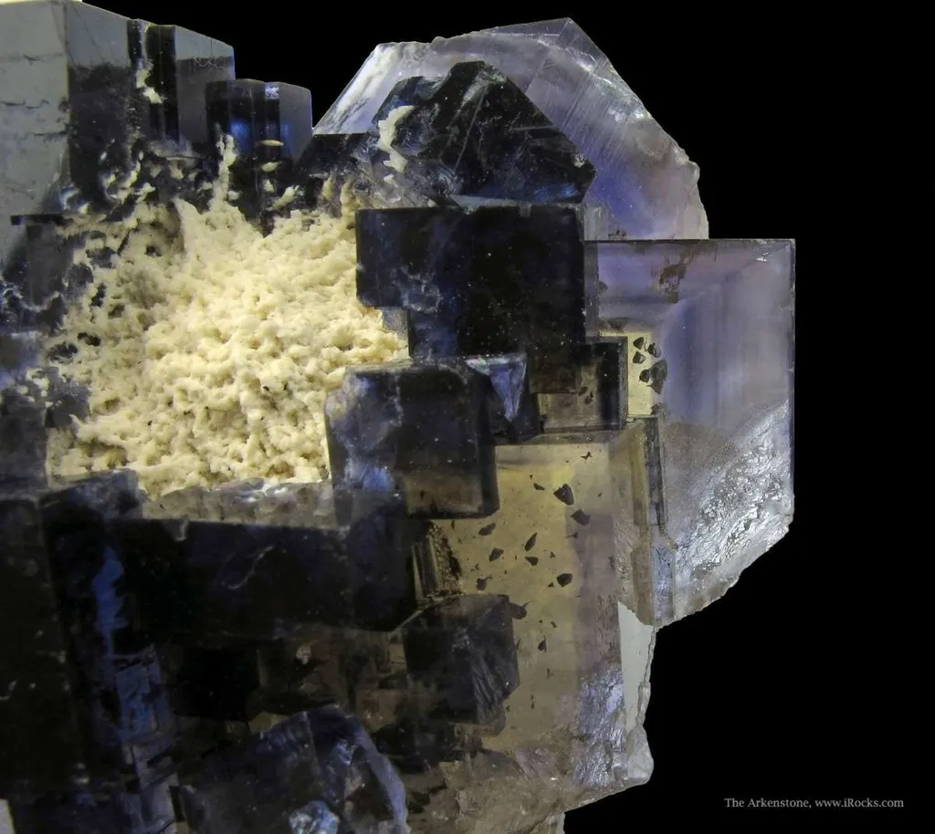 Fluorite and Baryte With Fluorite Overgrowth - image 4