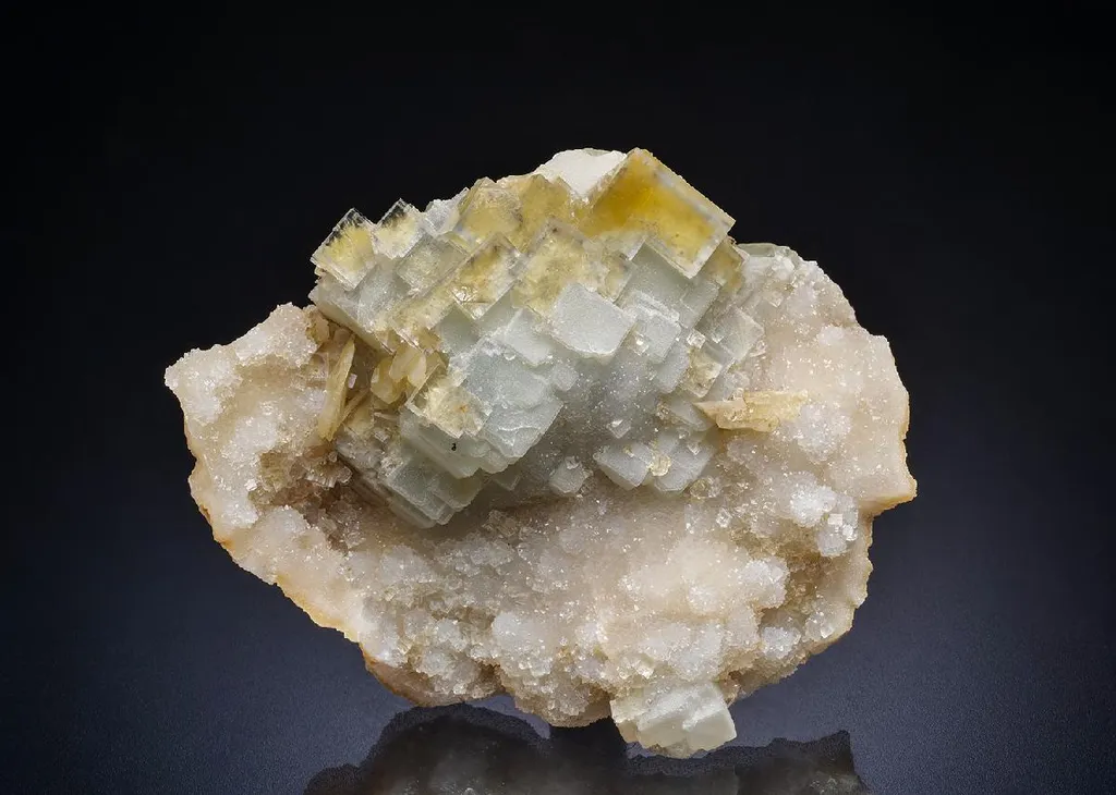 Fluorite and BARYTE with Quartz image