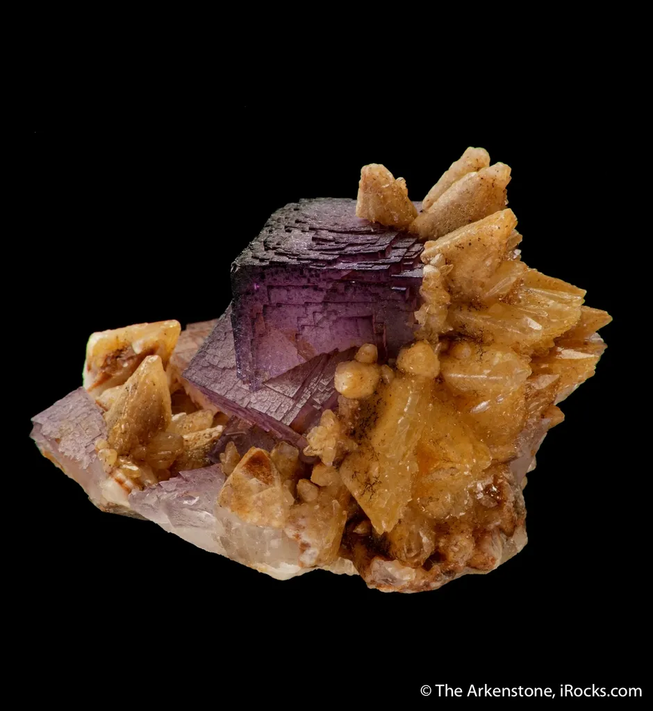 Fluorite and Calcite (both fluorescent) image