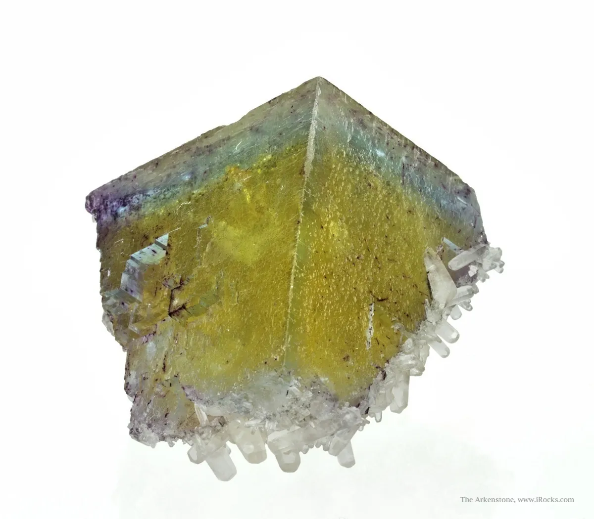 Fluorite and Calcite (Floater) - image 2