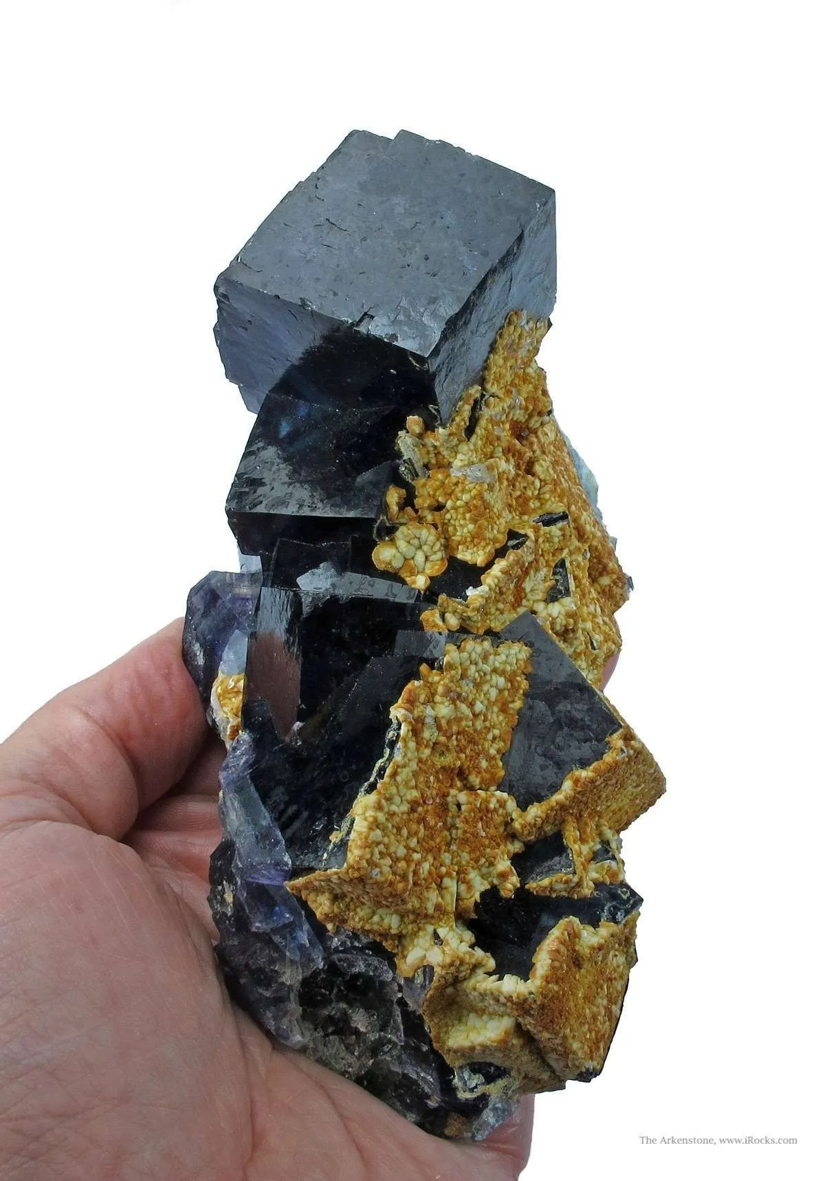 Fluorite and Calcite (Fluorescent) - image 2