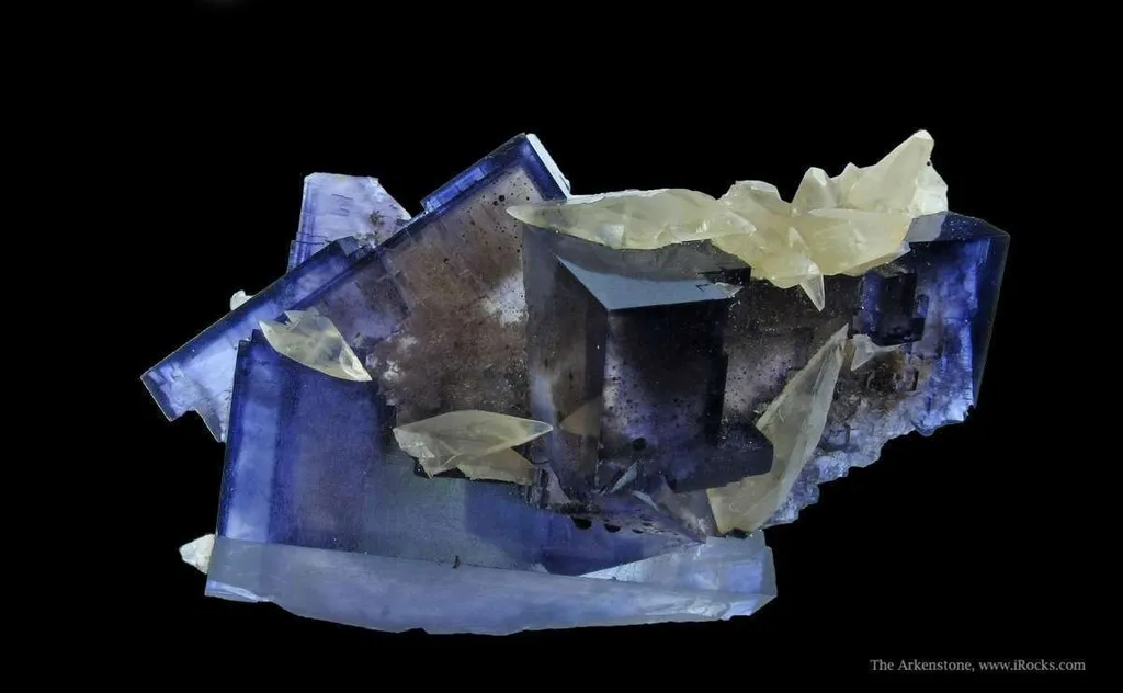 Fluorite and Calcite, With Baryte - image 2