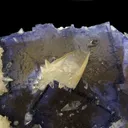 Fluorite and Calcite With Baryte, on Sphalerite - image 2