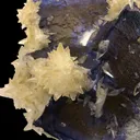 Fluorite and Calcite With Baryte, on Sphalerite - image 3