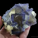 Fluorite and Calcite With Baryte, on Sphalerite - image 6