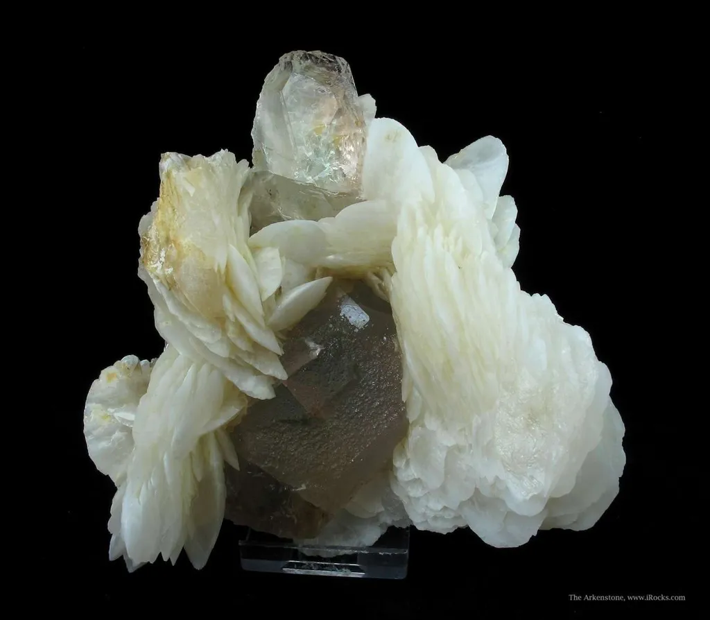 Fluorite and Calcite With Muscovite - image 2