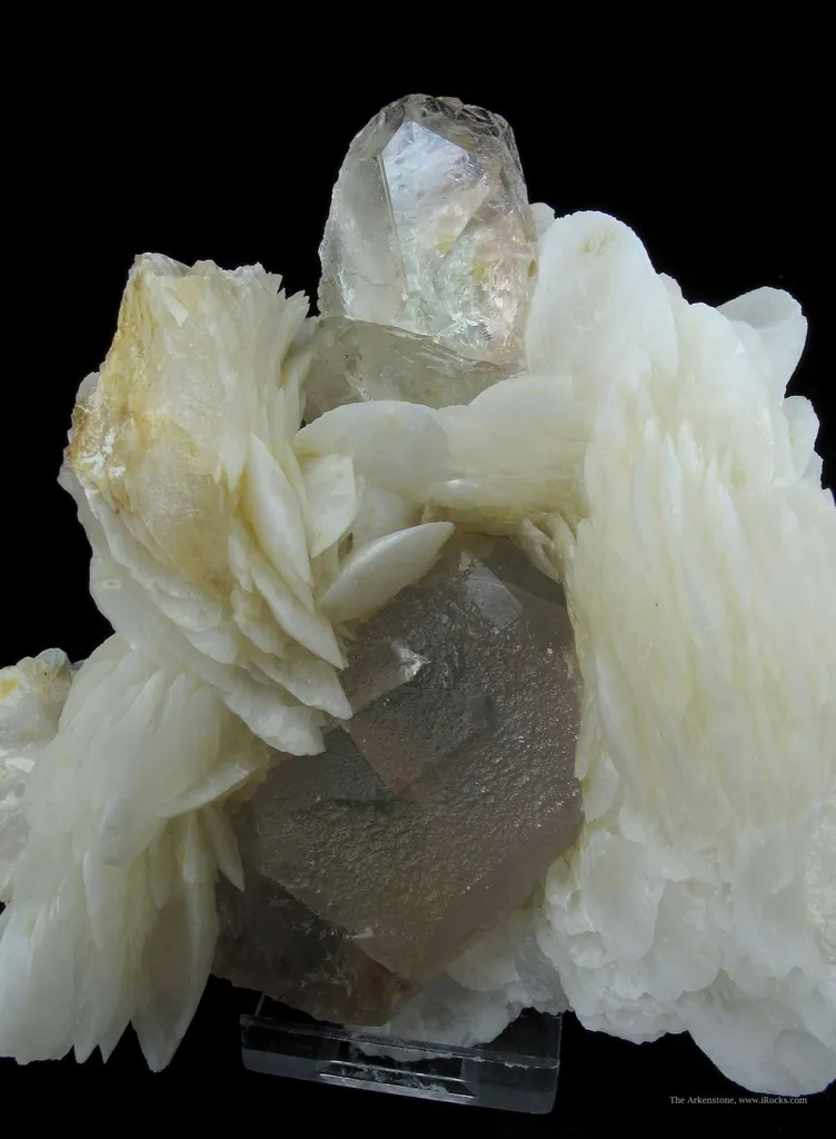 Fluorite and Calcite With Muscovite - image 3