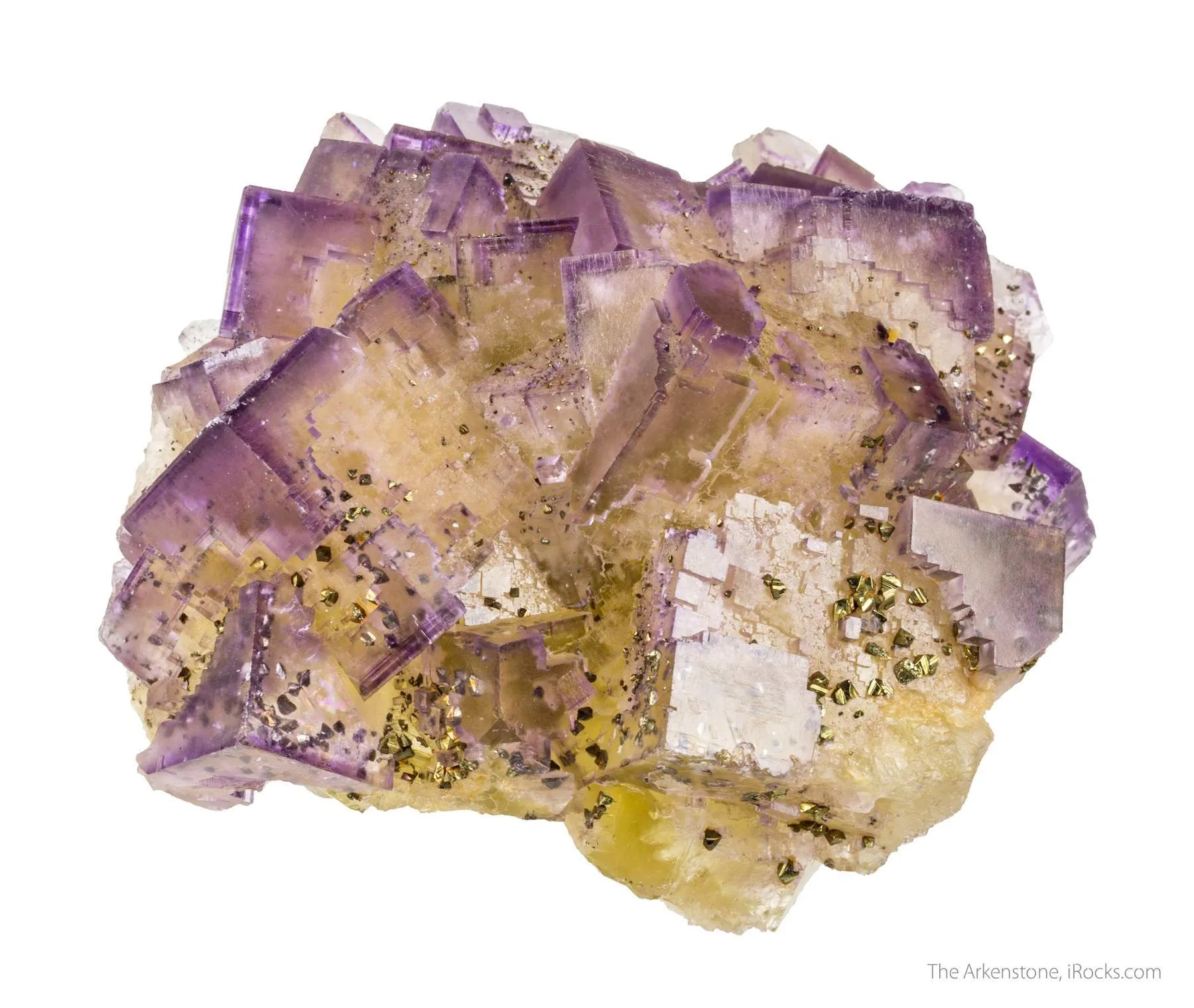 Fluorite and Chalcopyrite - image 1
