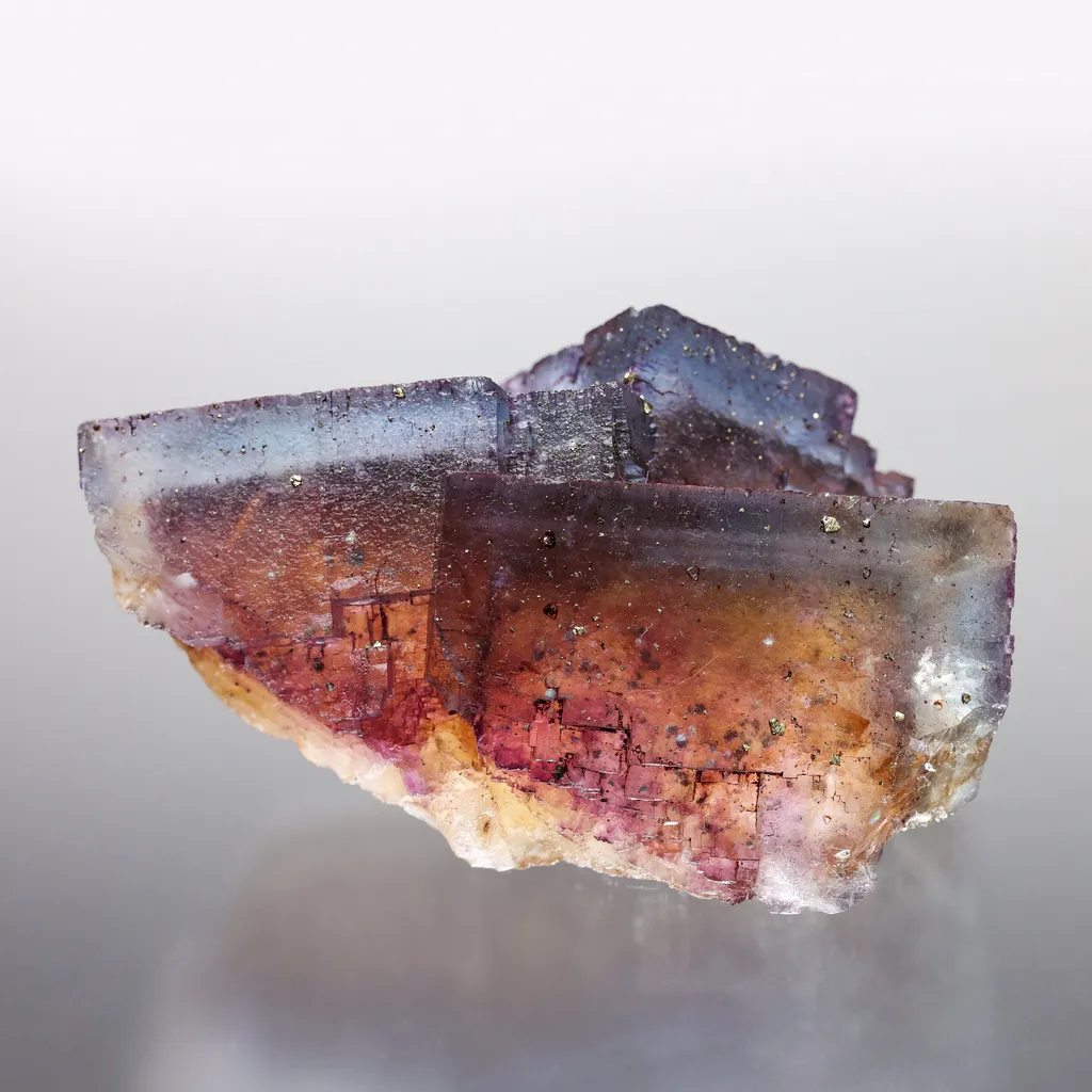 Fluorite and Chalcopyrite image