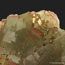 Fluorite and Chalcopyrite, with Hematite - image 2