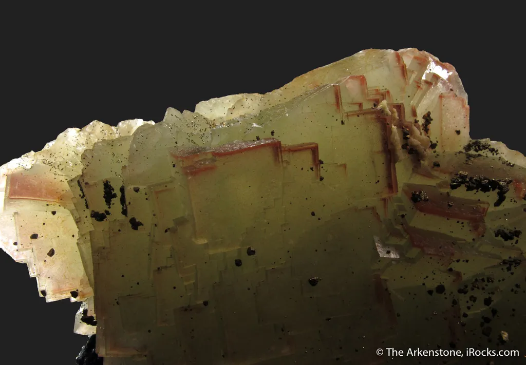 Fluorite and Chalcopyrite, with Hematite - image 5