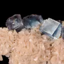 Fluorite and Dolomite on Hematite - image 1
