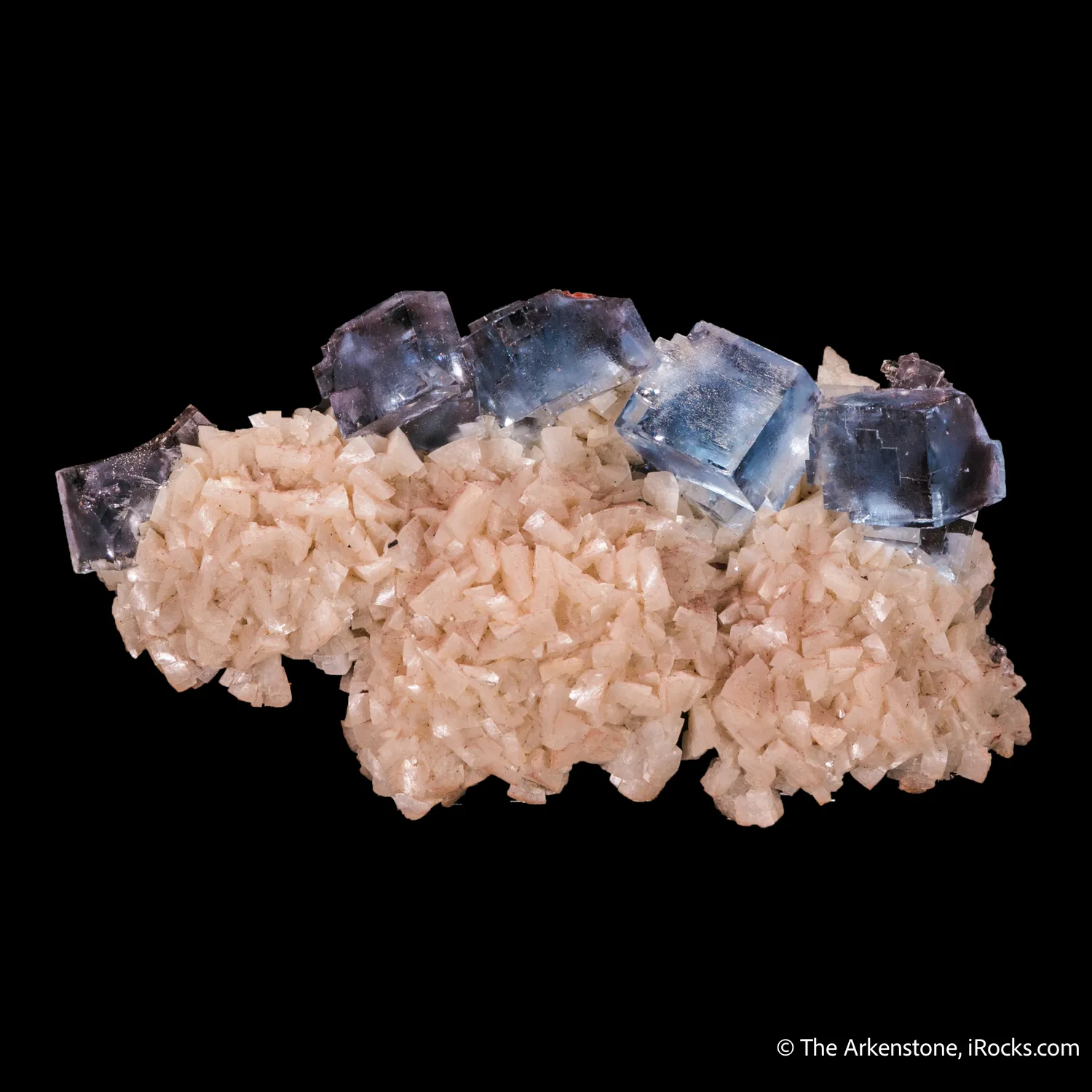 Fluorite and Dolomite on Hematite - image 4