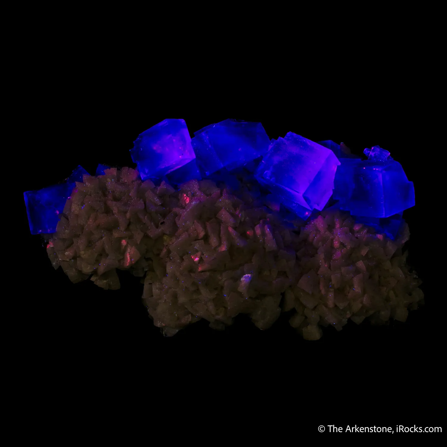 Fluorite and Dolomite on Hematite - image 6