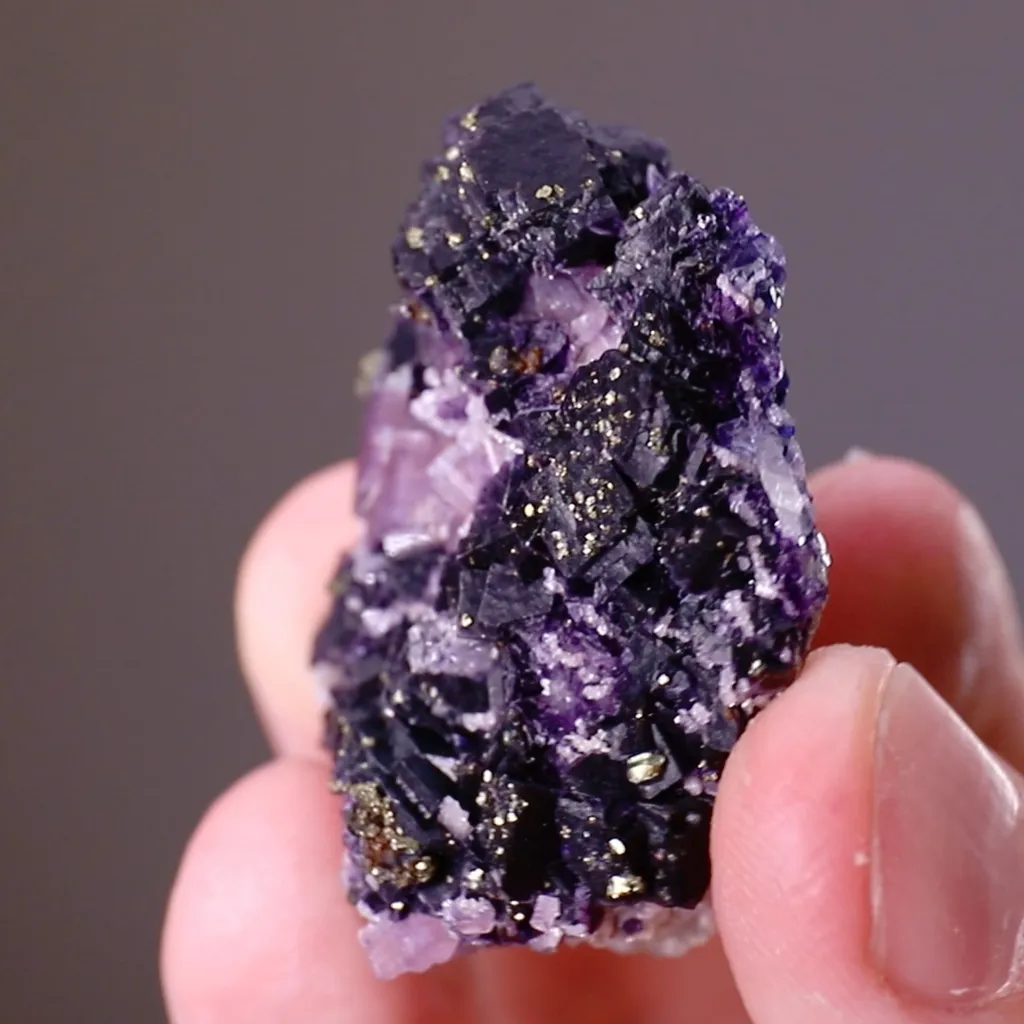 Fluorite and Fluorapatite with Chalcopyrite image