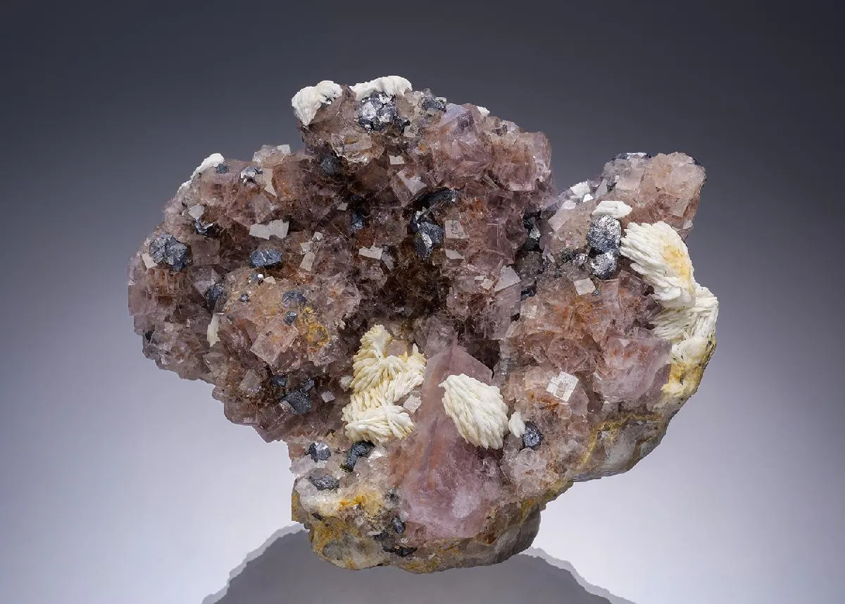 Fluorite and Galena with Baryte - image 1